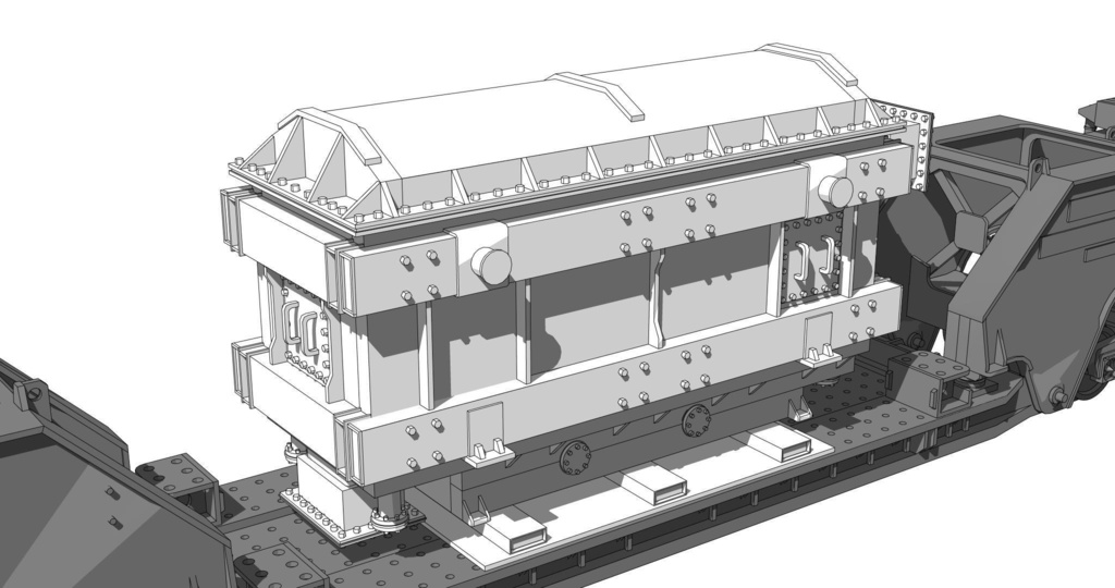 Nゲージ シキ1000用荷物2 屋内用三相変圧器 未塗装キット