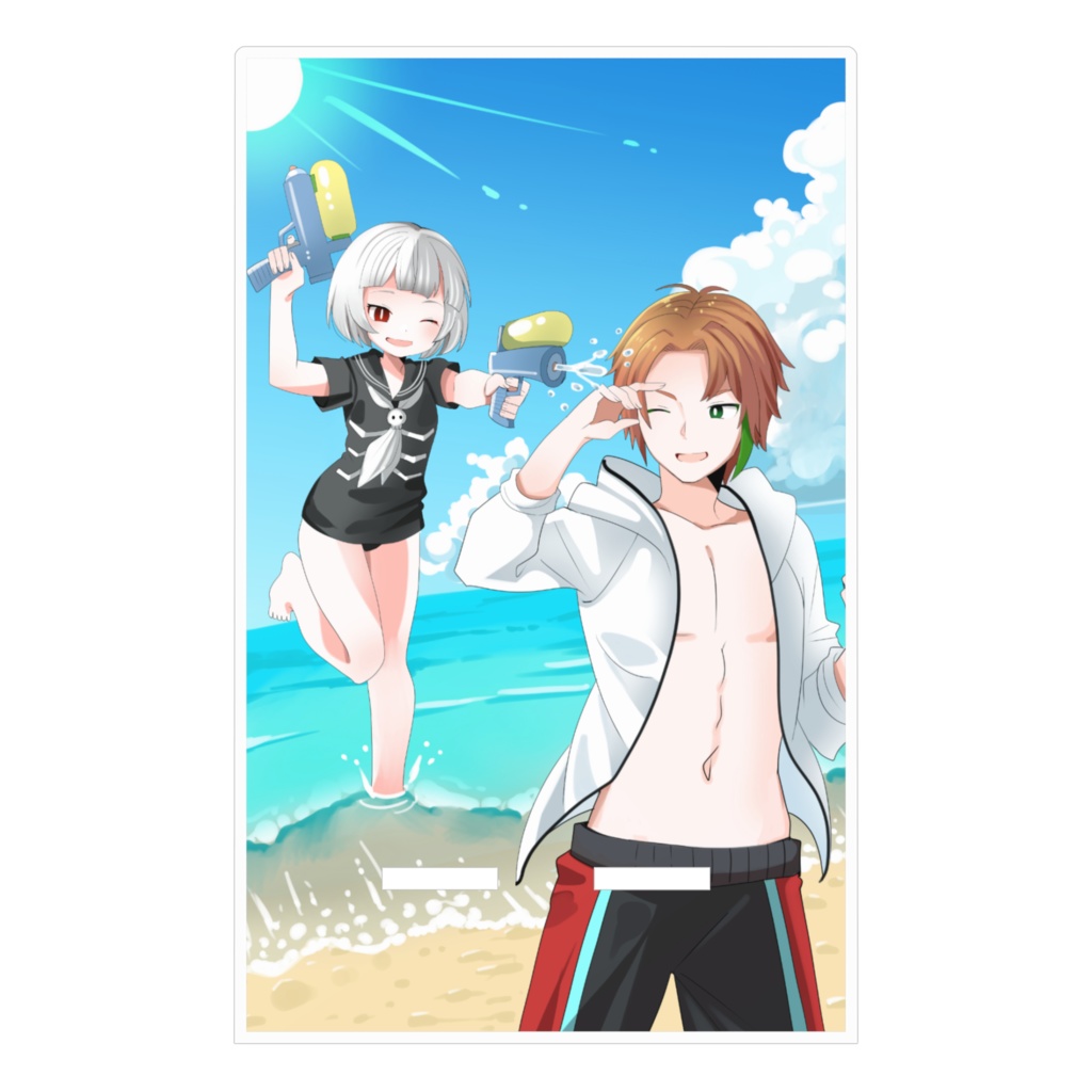 【2023夏】サマーバケーション🍄🦴 アクリルスマホスタンド