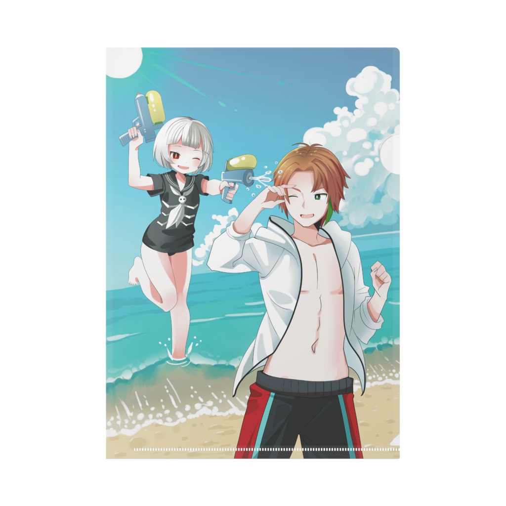 【2023夏】サマーバケーション🍄🦴 クリアファイルA4