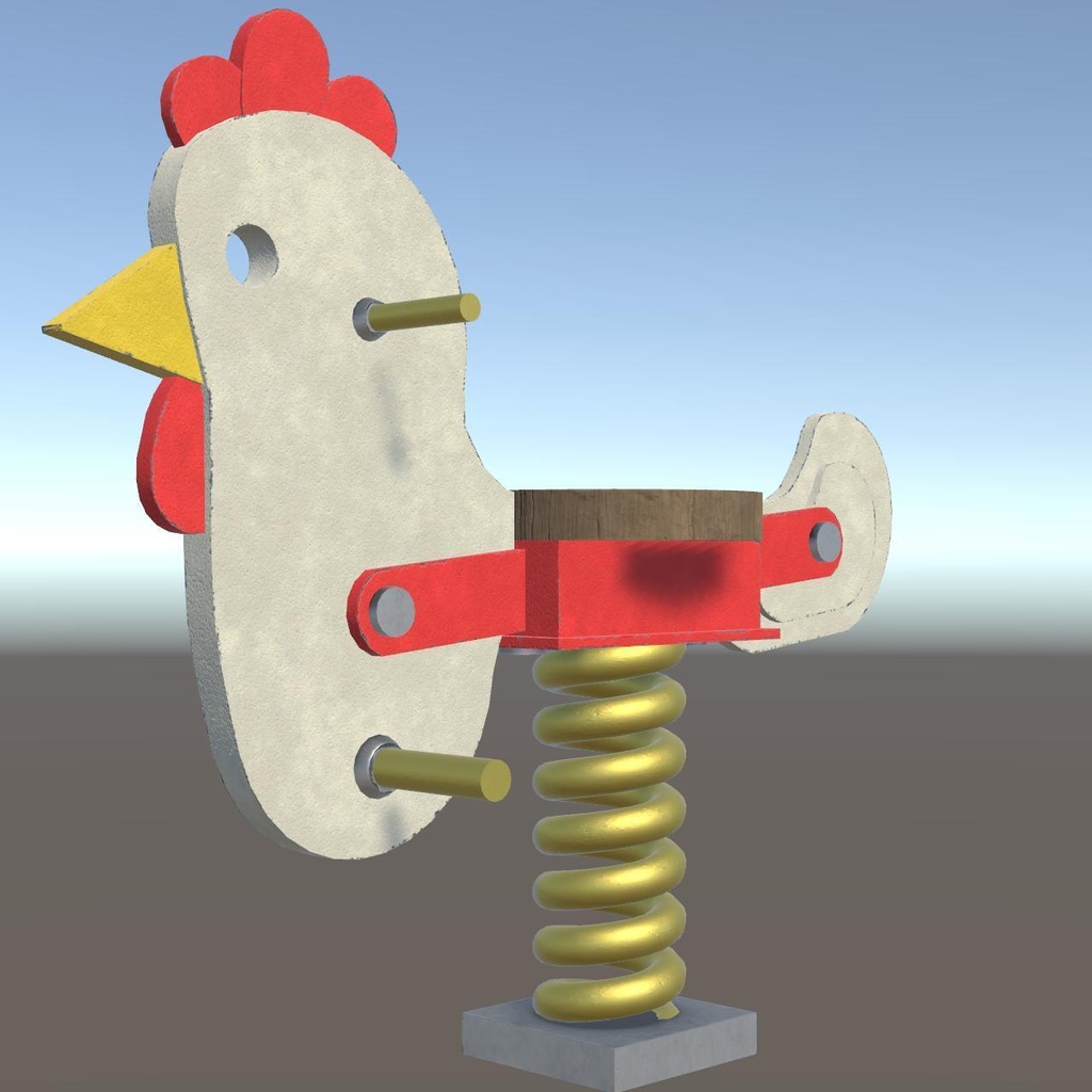 スプリング遊具 - Rocking Chicken