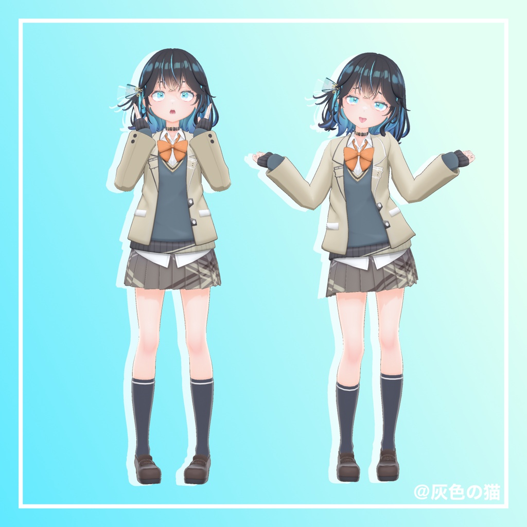 宮舞モカ3Dモデル