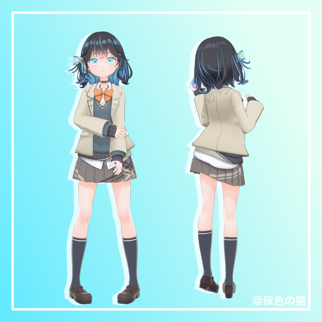 宮舞モカ3Dモデル