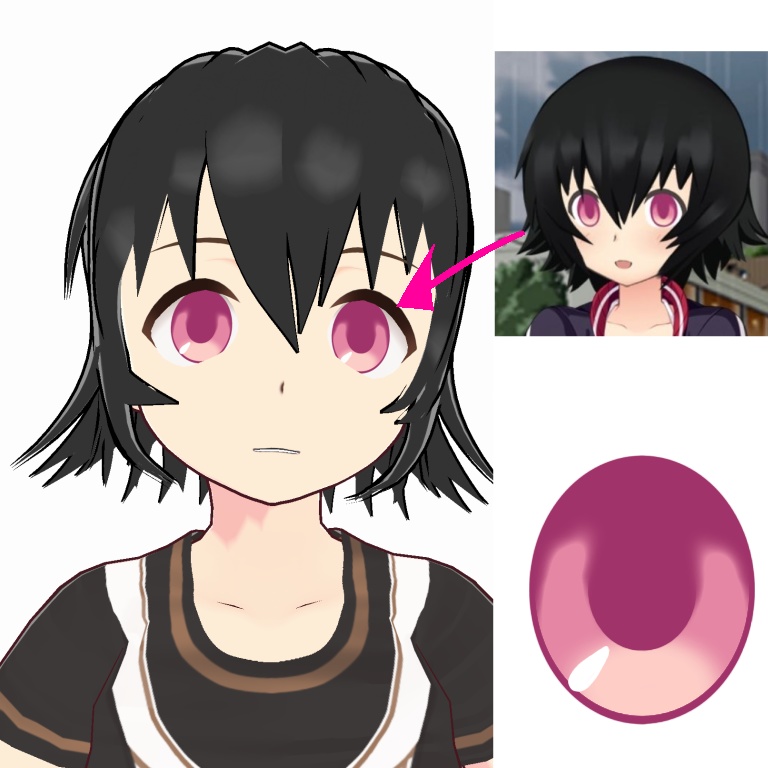 Dark eyes Iris texture!