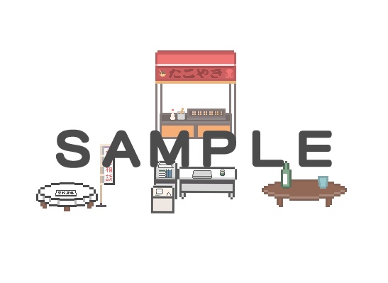 とらのあなマルシェ用店舗外観　(ブースデザイン)