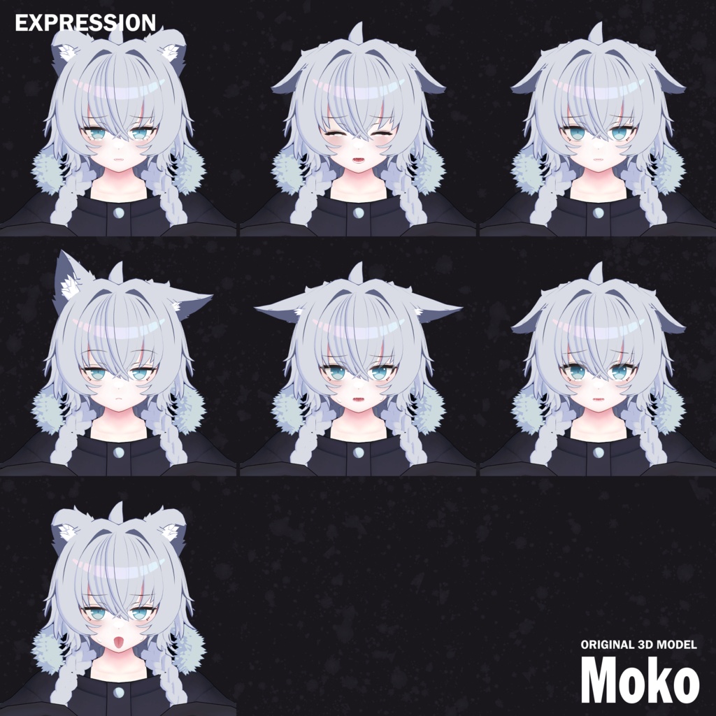 【オリジナル3Dモデル】Moko