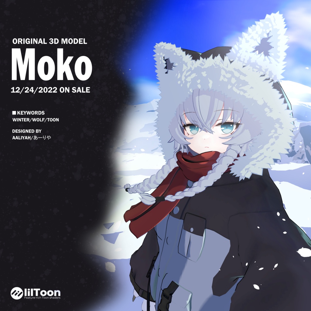 【オリジナル3Dモデル】Moko