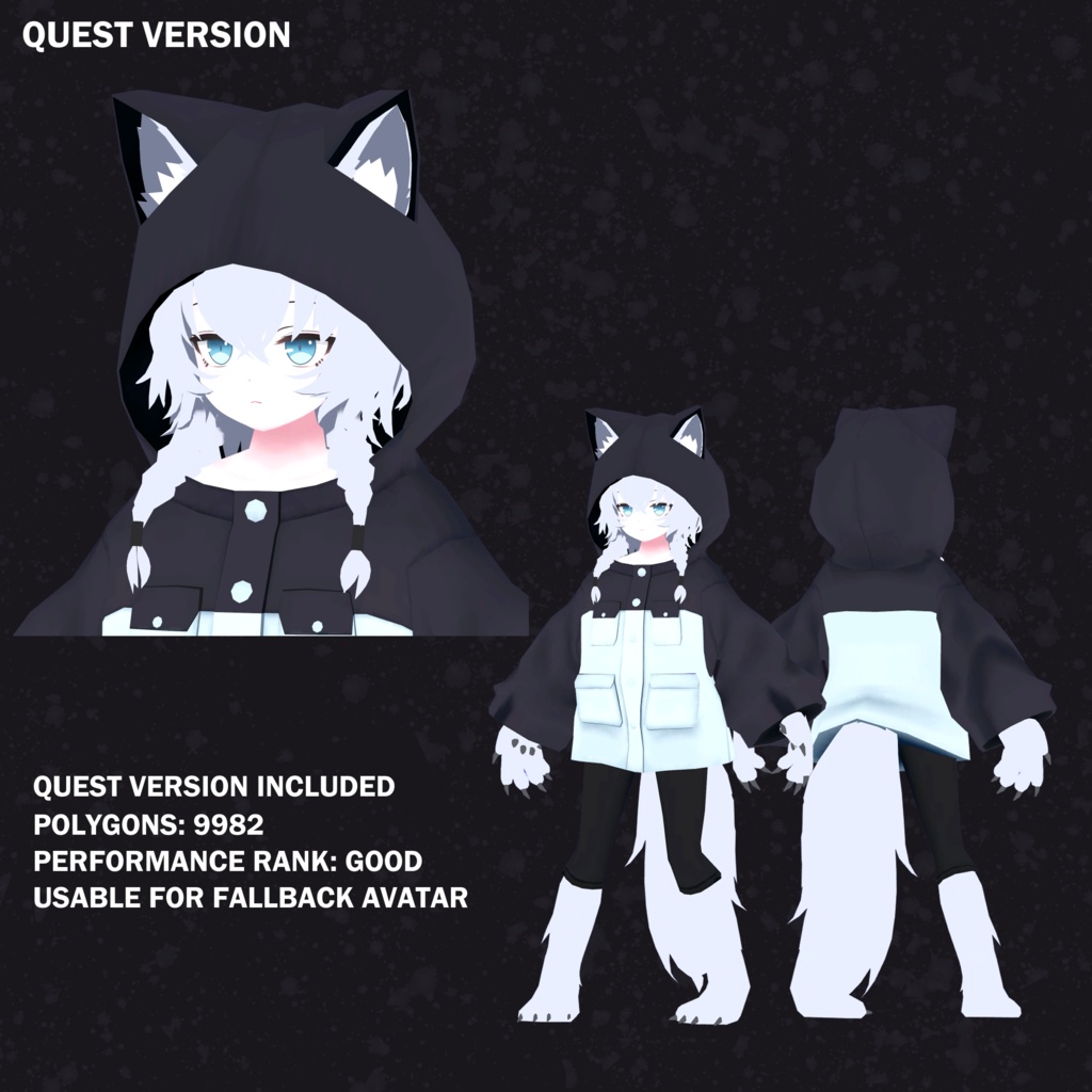 【オリジナル3Dモデル】Moko