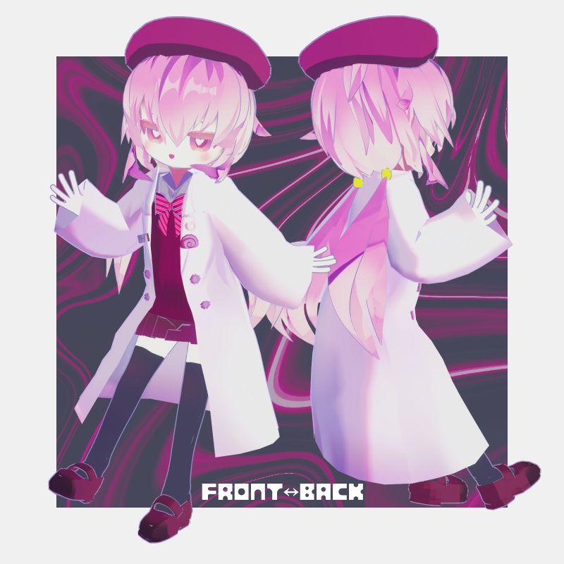 【販売記念SALE】みこと【オリジナル3Dモデル】