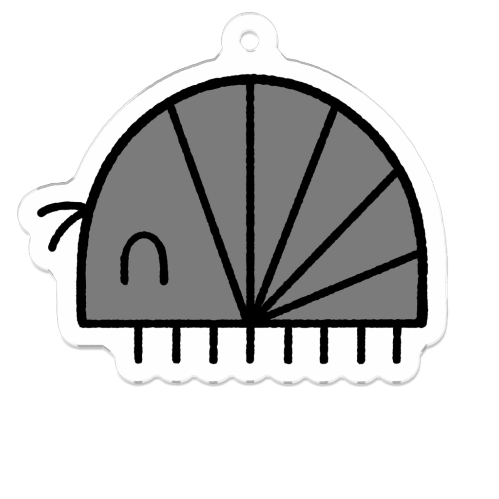 だんごむしアクリルキーホルダー