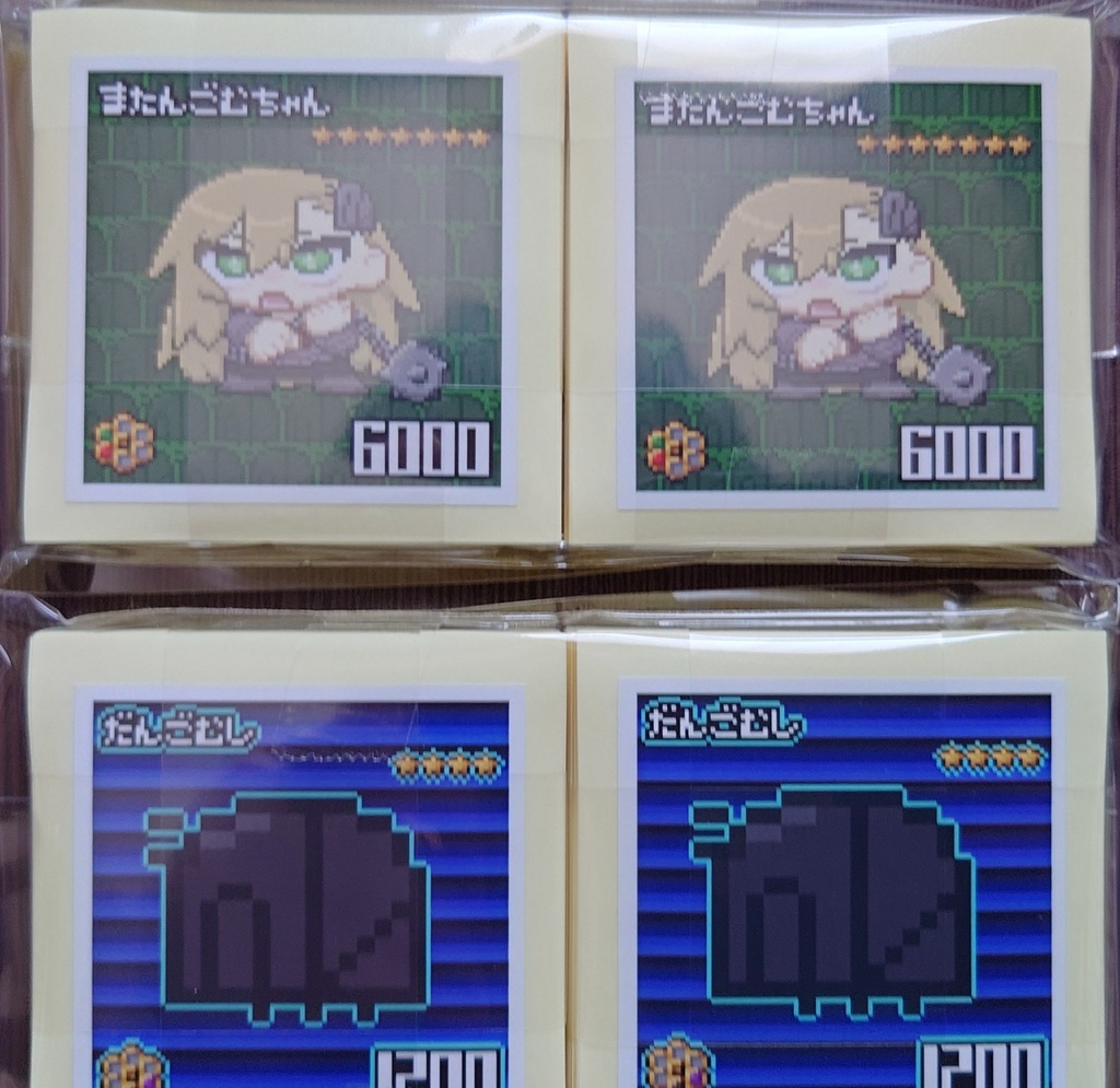 だんごむしモンスターズシール【試作品】またんごむちゃん1枚+だんごむし1枚