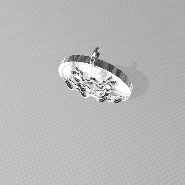 「ブ-ゲンメダルネックレス」デジタルジュエリーデータ