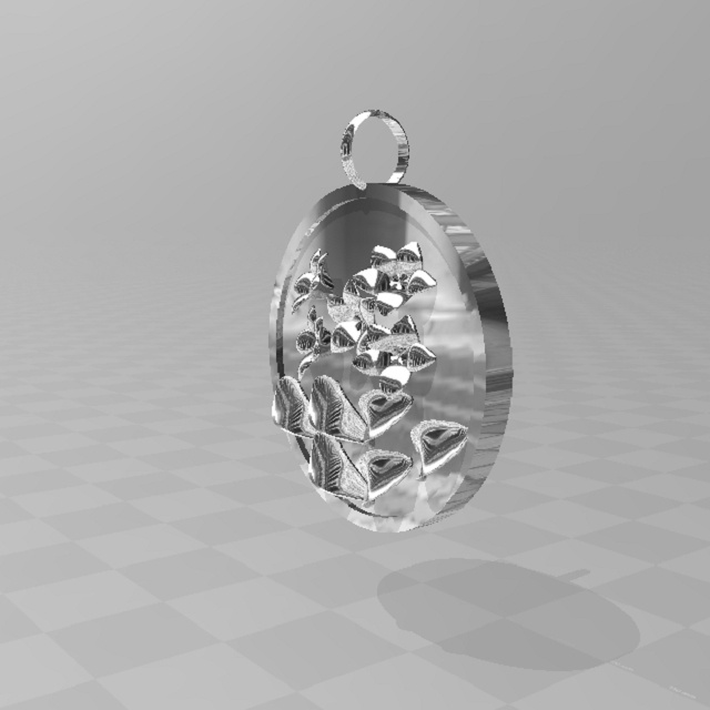 「ブ-ゲンメダルネックレス」デジタルジュエリーデータ