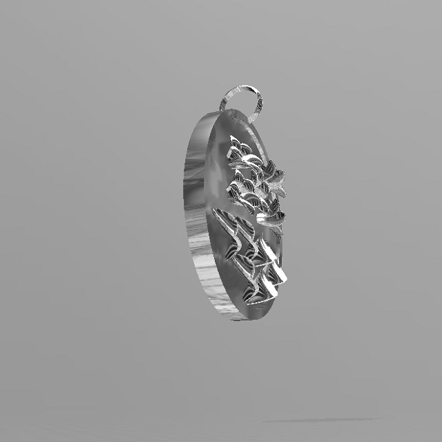 「ブ-ゲンメダルネックレス」デジタルジュエリーデータ