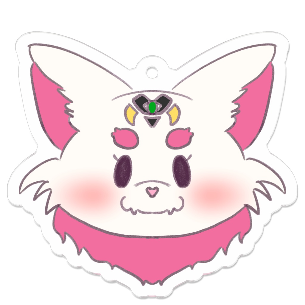 もちもちにこアクキー