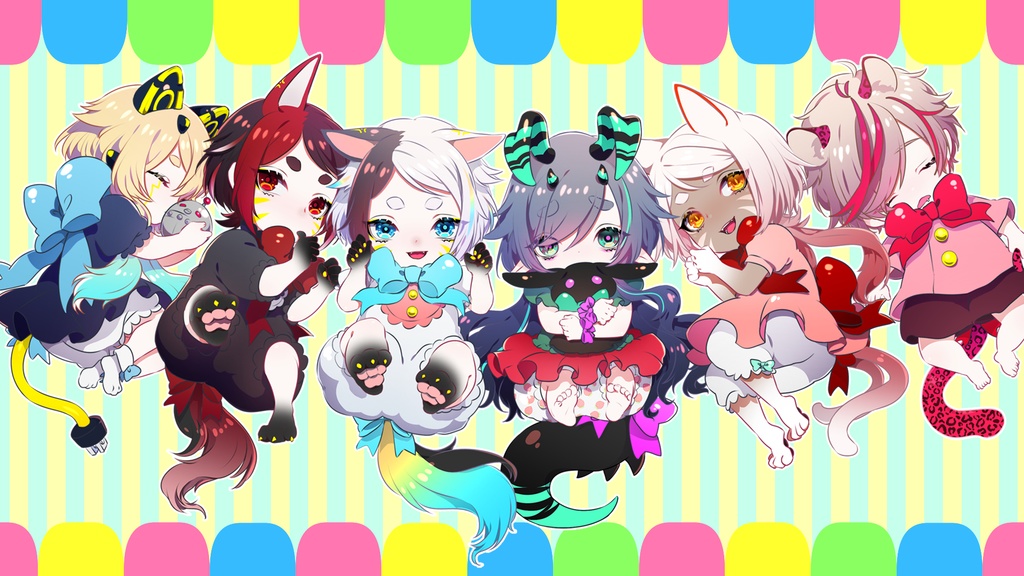 ばぶ尻尾/羽根ぶらぶらアクキー【新規・再販】