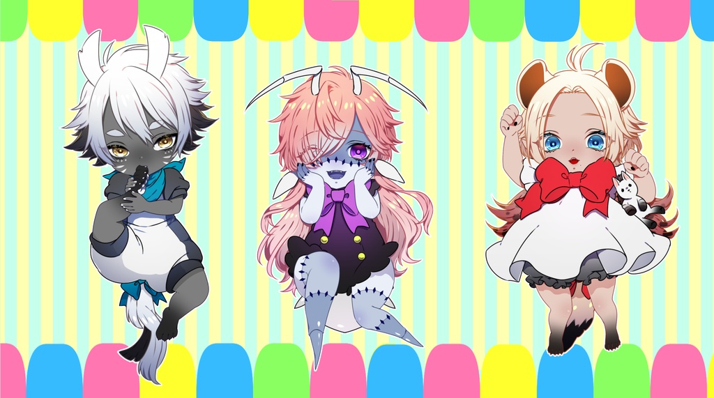 ばぶ尻尾/羽根ぶらぶらアクキー【新規・再販】