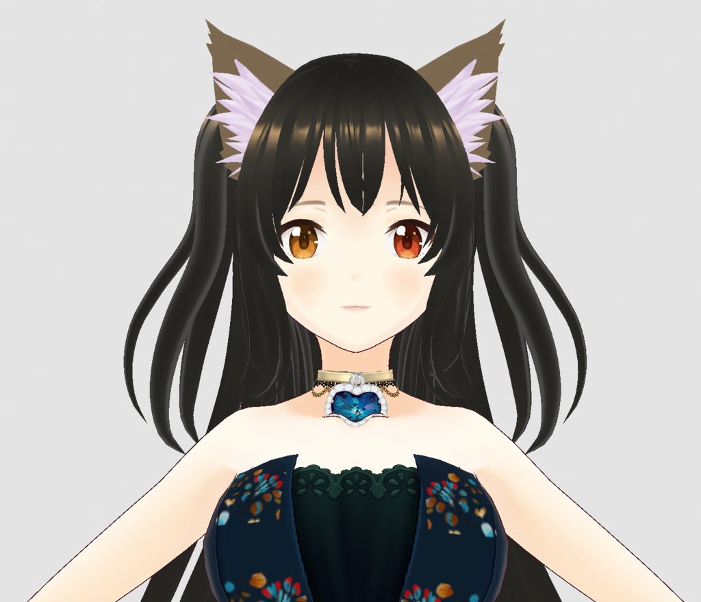 【VRM / Vroid model】Manuqa Blue Mallow Girl/ マヌカ ブルーマロウ ガール