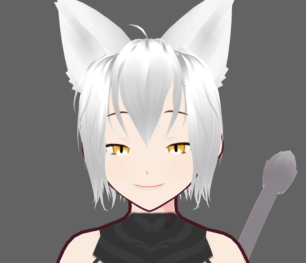 Midnight Charm - Original Catgirl VRM Model / ミッドナイトチャーム ネコミミモデル for VRCHAT/ 猫娘