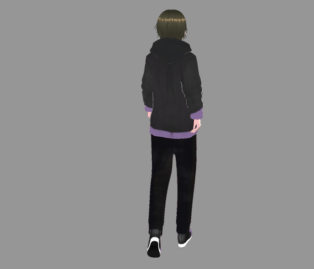 Casual Anime Boy 3D Vroid Model - VRChat Ready
