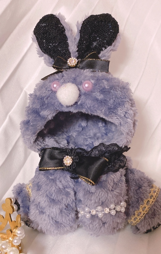 ꒰ঌJune bride rabbit purple໒꒱