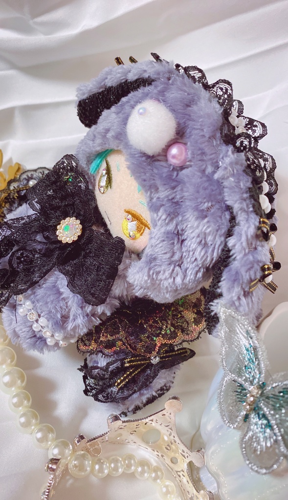 ꒰ঌJune bride rabbit purple໒꒱