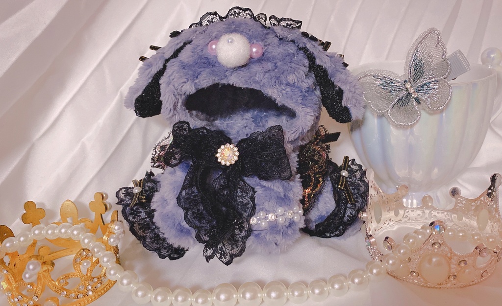 ꒰ঌJune bride rabbit purple໒꒱