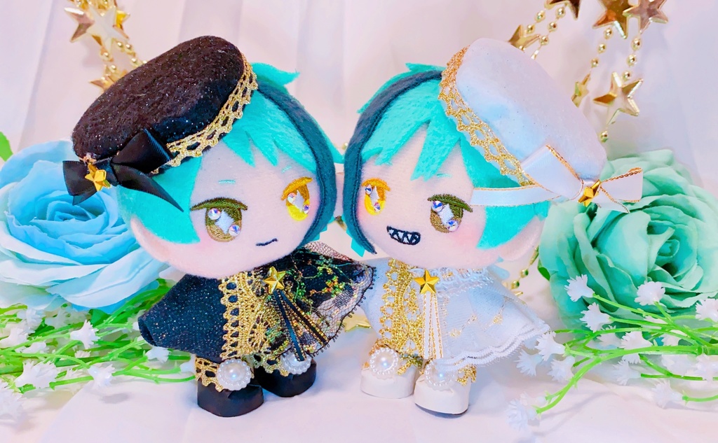 【10/7 21:00〜再販】꒰ঌ Black & White໒꒱【10cm/12cm】