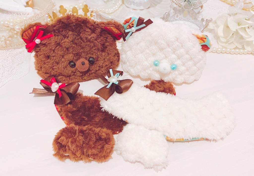 🤎もこもこくまちゃん🤎(チョコレート)