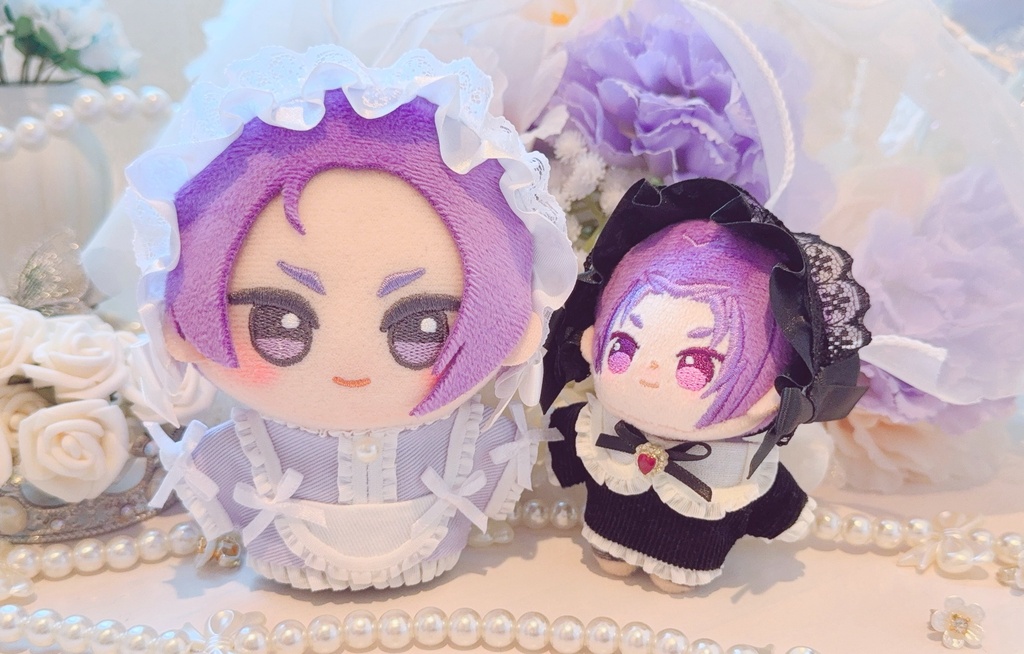 🤍ヘッドドレス【サテン×レース】🖤