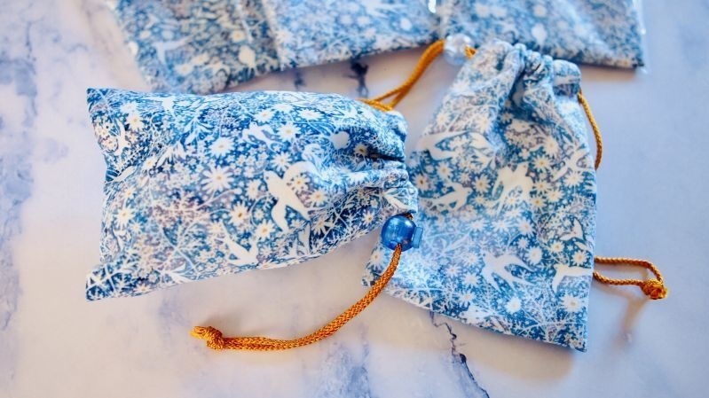 【受注生産】『春渡る』ミニ巾着