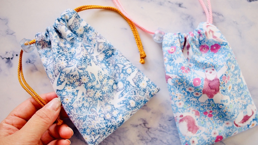 【受注生産】『春渡る』ミニ巾着