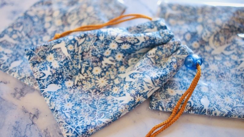 【受注生産】『春渡る』ミニ巾着