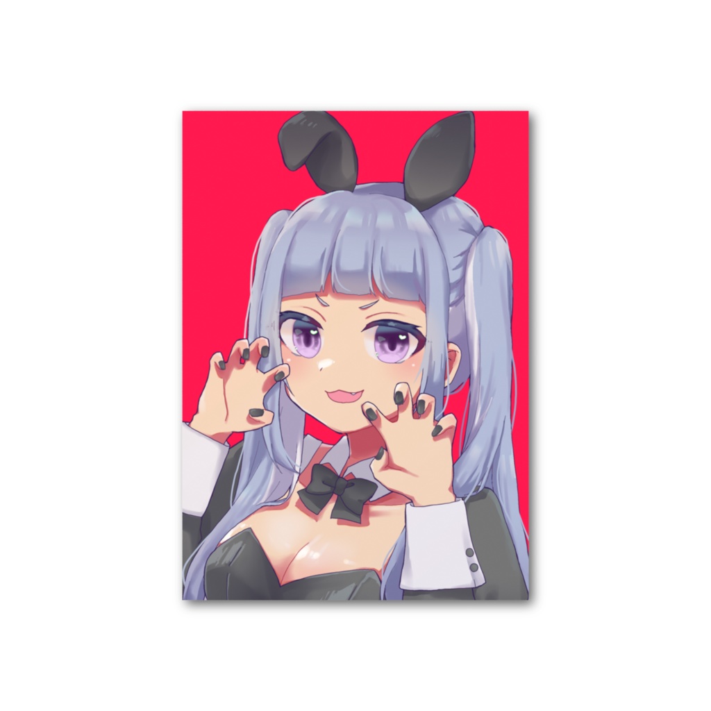 チェキ風カード【バニー】