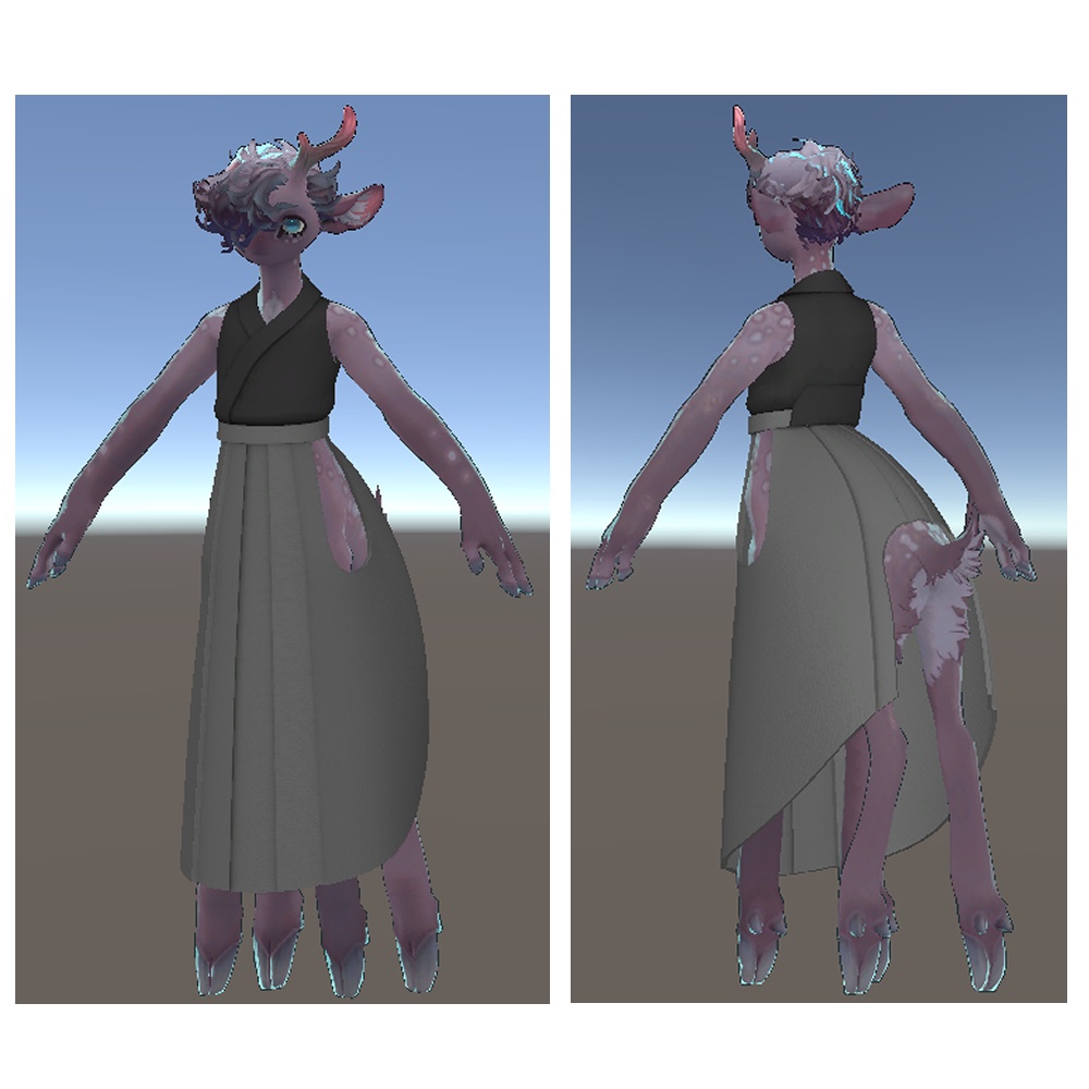 【鹿タウル対応】袴っぽいの