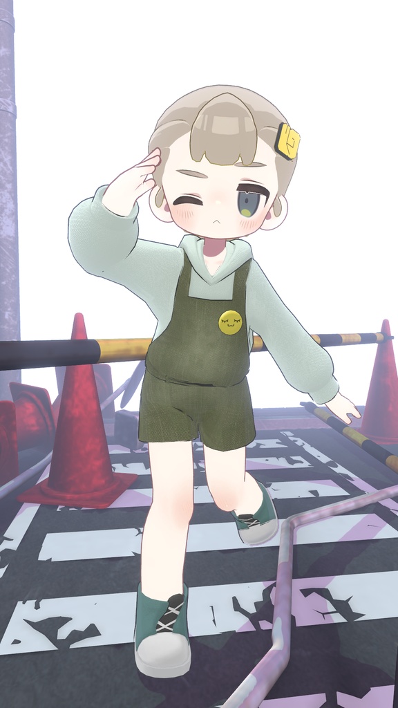 わんぱくオーバーオール【まめふれんず対応】