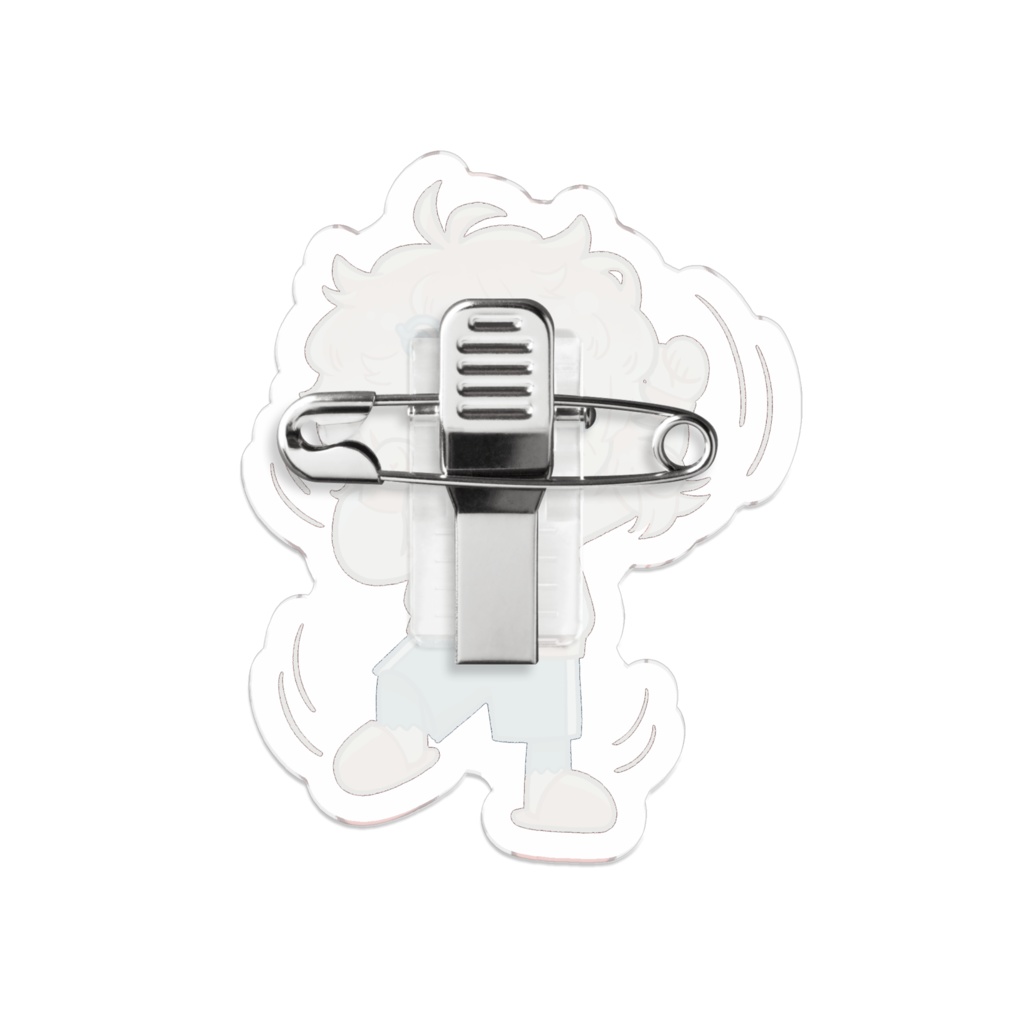 ダンシング珊瑚アクリルバッジ