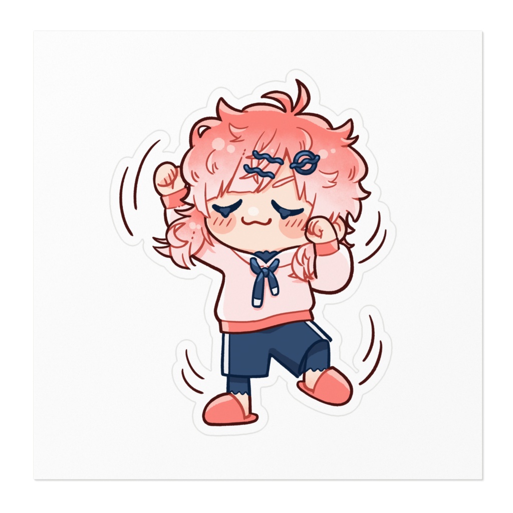 ダンシング珊瑚ステッカー