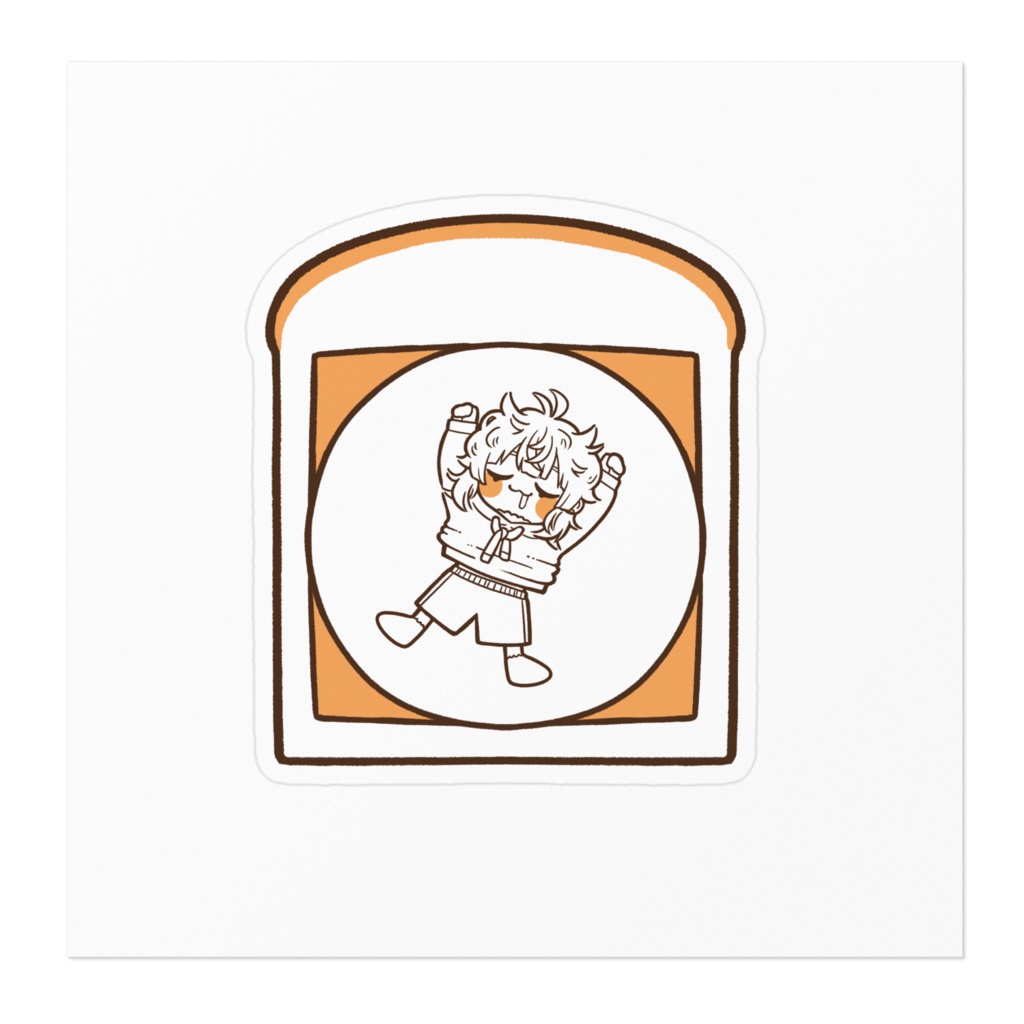 ぱんステッカー