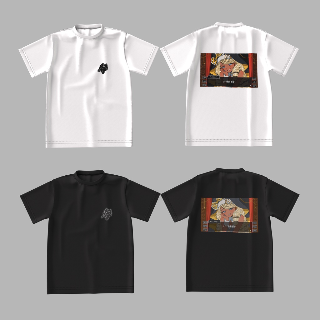 ビッグシルエットTシャツ2種【とりまざんげ】