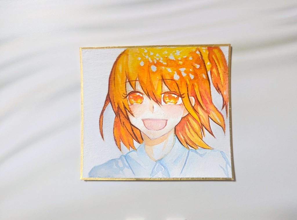 水彩ぐだ子色紙