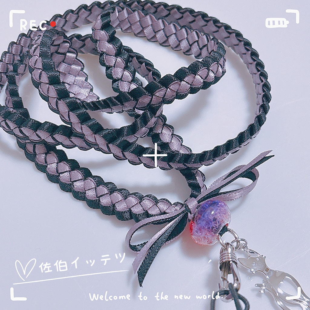 【にじさんじ/Oriens】イメージカラー&モチーフ ネックストラップ