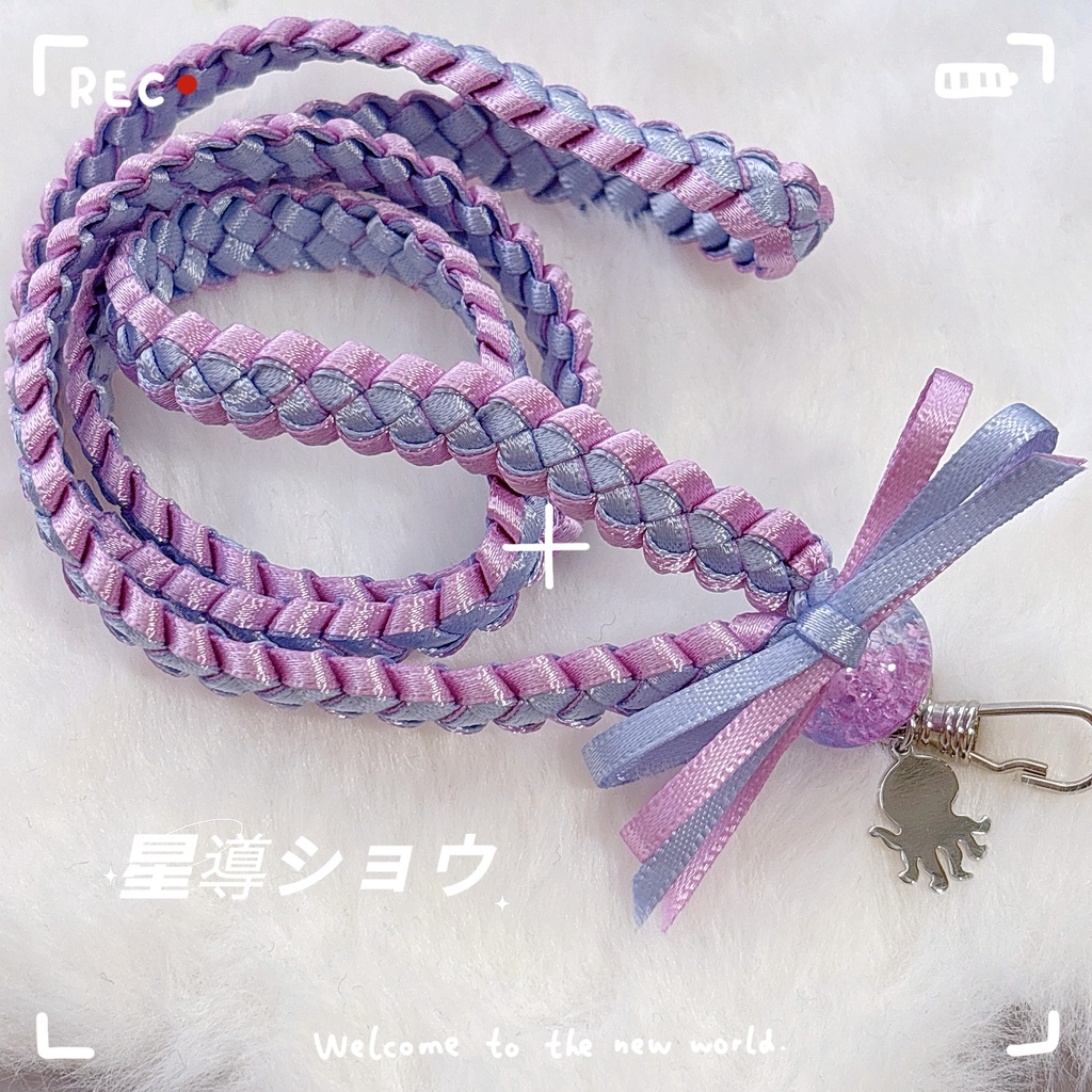 【にじさんじ/Dytica】イメージカラー＆モチーフ ネックストラップ