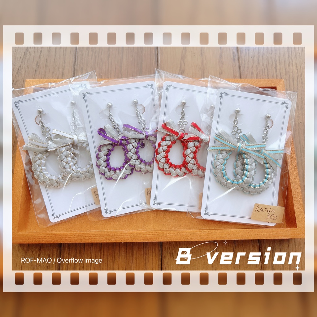 【にじさんじ/ROF-MAO】イメージカラー&モチーフ イヤーアクセサリー