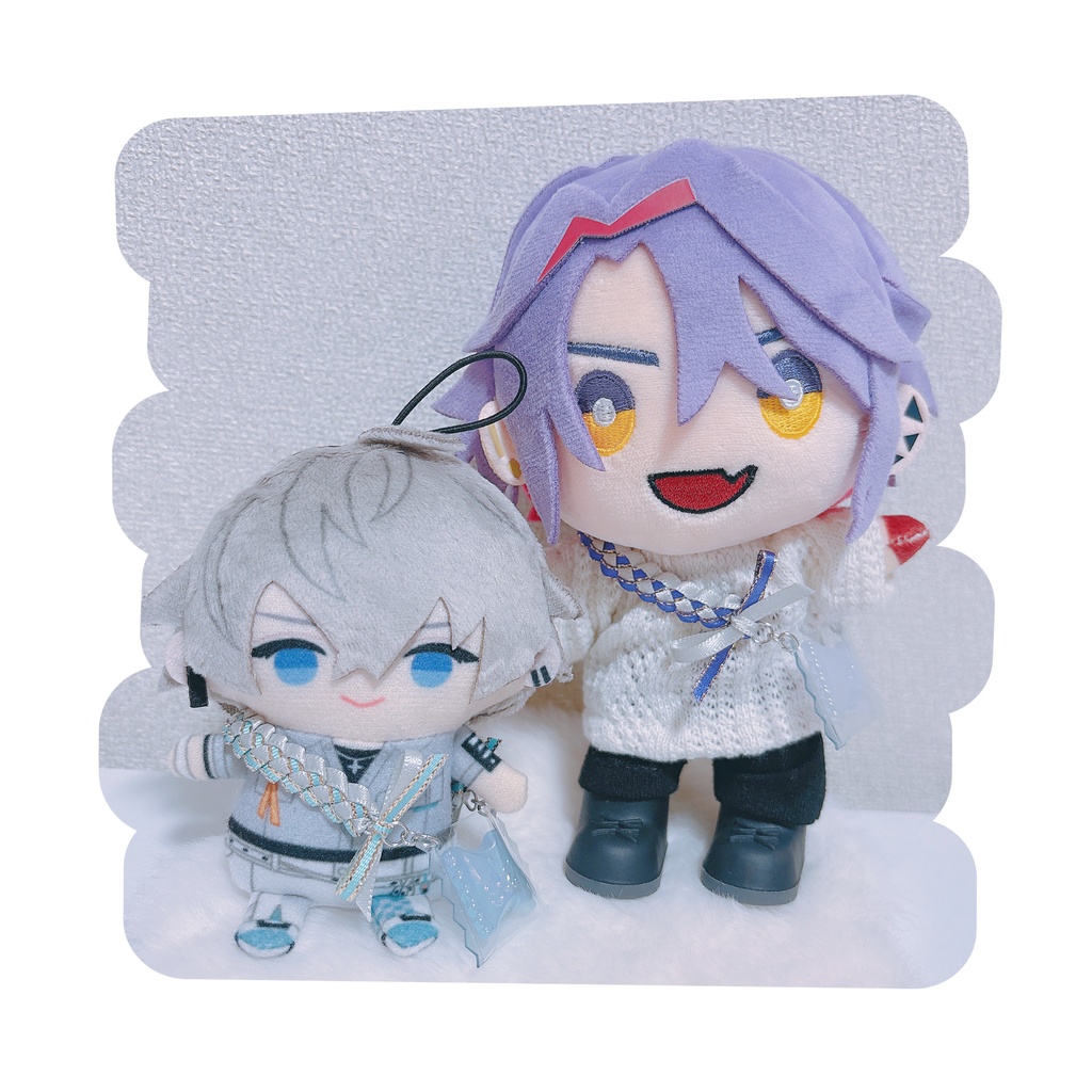 【にじさんじ】にじぱぺにじぬい用 クリアバッグ、ななめがけチャーム