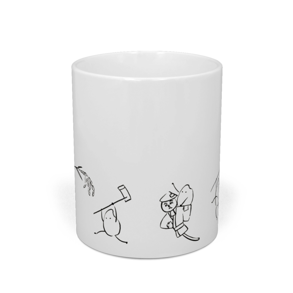 米騒動行進マグカップ