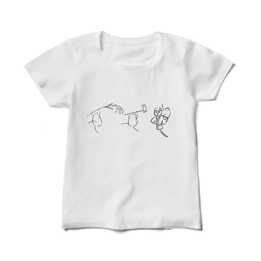 レディースな米騒動Tシャツ