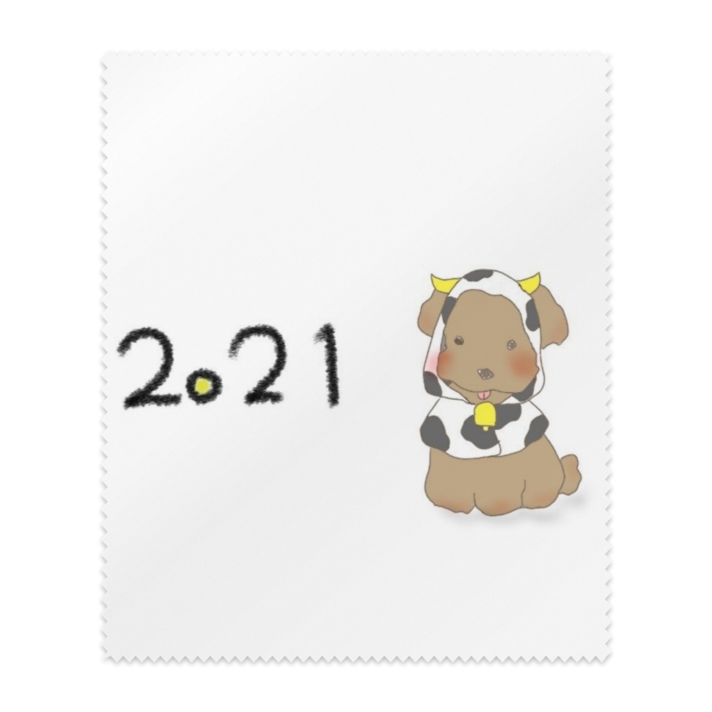 うしいぬメガネ拭き2021