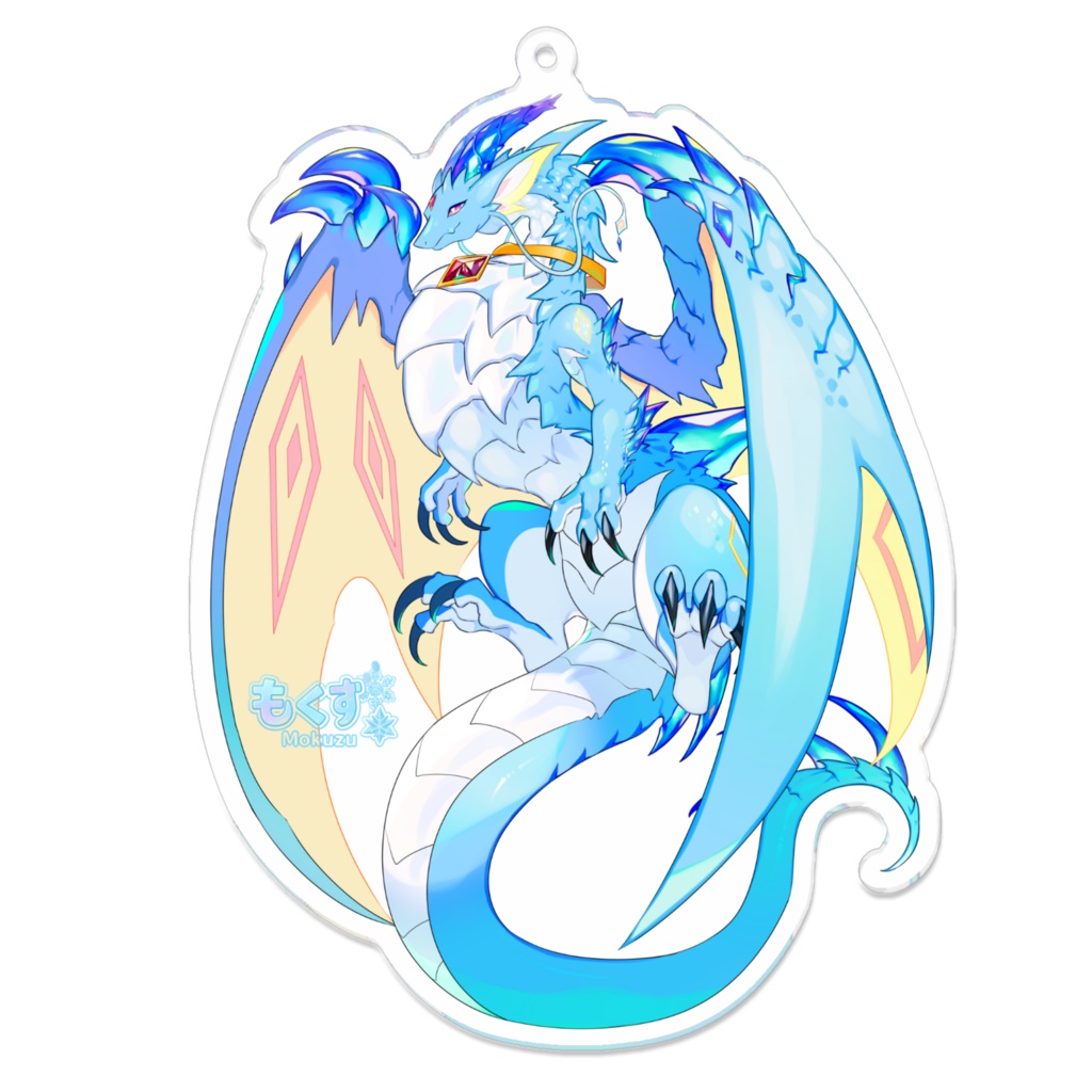 もくずドラゴン (源音神龍 種) アクリルキーホルダー