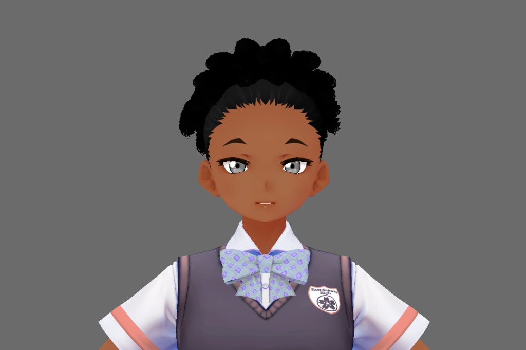 Afro Puff Ponytail Hair Preset