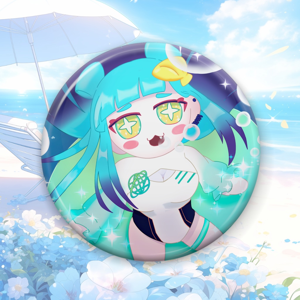 1枚絵公開記念グッズ ~海の中でぷかぷか~